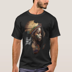 Africa For Women Black History Month Africa   5 T-Shirt