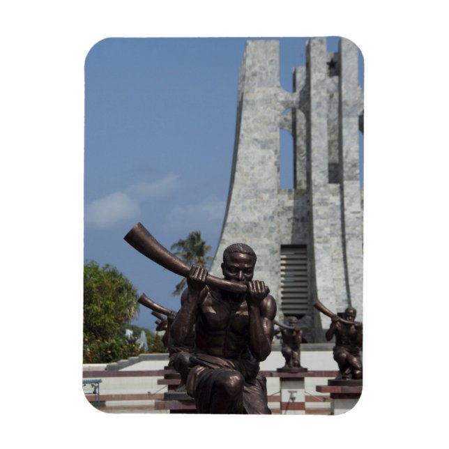 Africa, Ghana, Accra. Nkrumah Mausoleum, final 2 Magnet (Vertical)