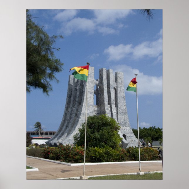 Africa, Ghana, Accra. Nkrumah Mausoleum, final 3 Poster (Front)