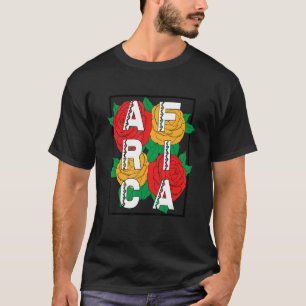 Africa Heritage Flower Traditional Cultural T-Shirt