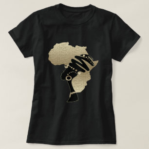 Africa In Gold – Afrocentric Heritage  T-Shirt