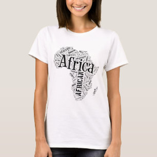Africa in Tagxedo T-Shirt