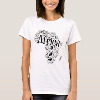 Africa in Tagxedo T-Shirt