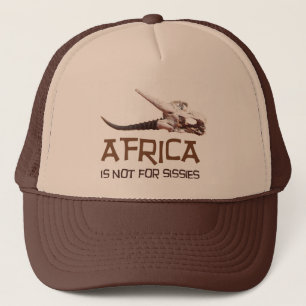 Africa is not for sissies: African Springbok skull Trucker Hat