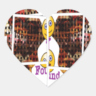 Africa is where I found Love Heart Sticker