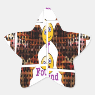 Africa is where I found Love Star Sticker