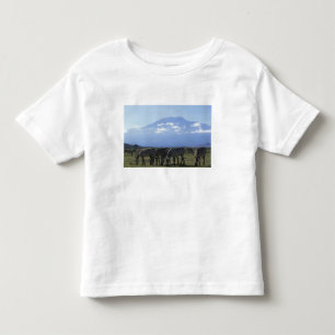 Africa, Kenya, Amboseli National Park, Herd of Toddler T-Shirt