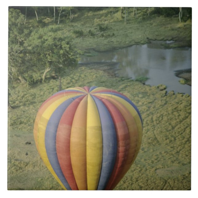 Africa, Kenya, Masai Mara National Preserve, 3 Ceramic Tile (Front)