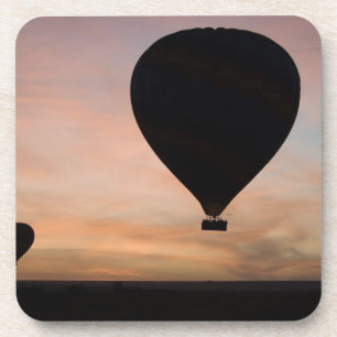 Africa, Kenya, Masai Mara. Two balloons glide Coaster