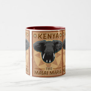 Africa-Kenya-Mug Two-Tone Coffee Mug