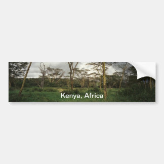 Africa Kenya wild land Bumper Sticker