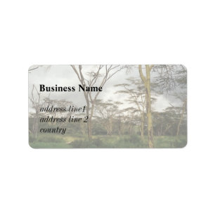 Africa Kenya wild land Label