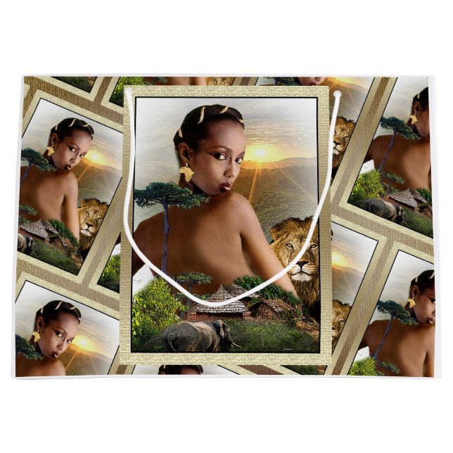 Africa Large Gift Bag (Front)