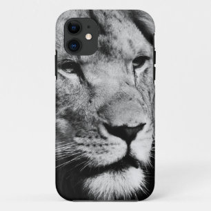 africa lion male closeup macro iPhone 11 case