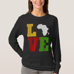 Africa Love Afrocentric African Art Gifts T-Shirt