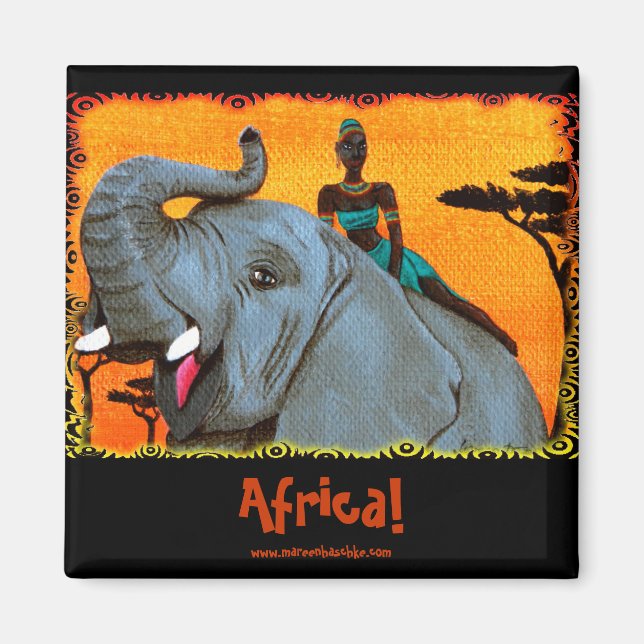 "Africa!" Magnet (Front)
