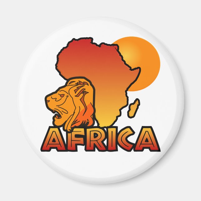 Africa magnet (Front)