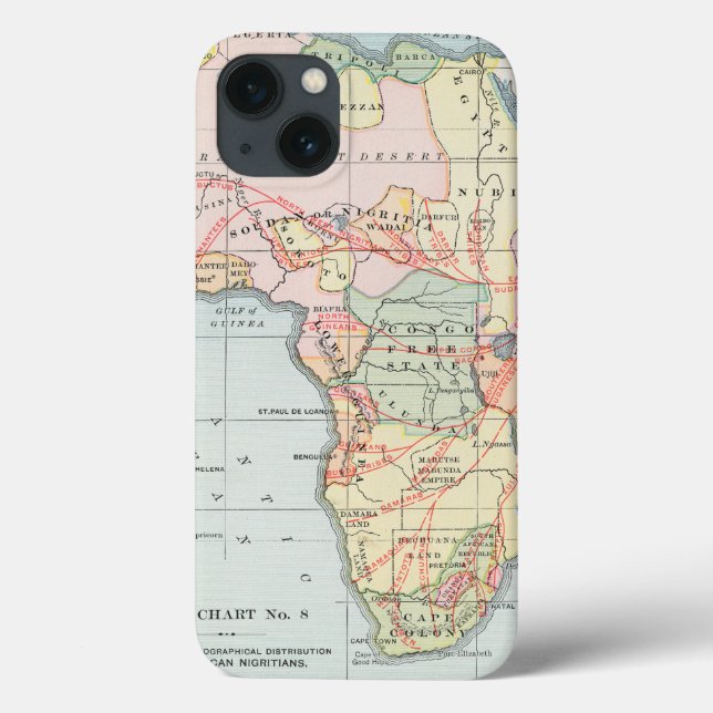 AFRICA: MAP, 1894 Case-Mate iPhone CASE (Back)