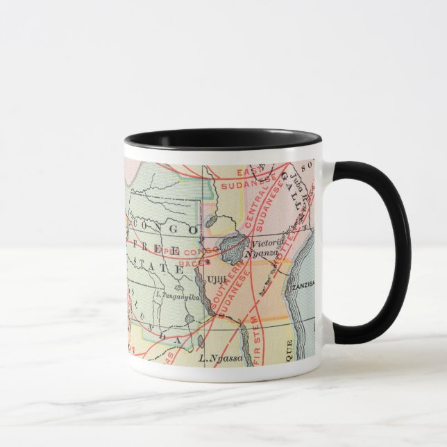AFRICA: MAP, 1894 MUG (Right)