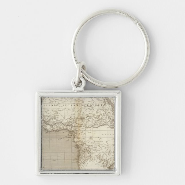 Africa map 2 key ring (Front)