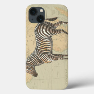 Africa Map and a Zebra iPhone 13 Case