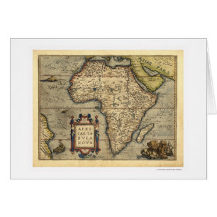 Africa Map By Ortelius 1570