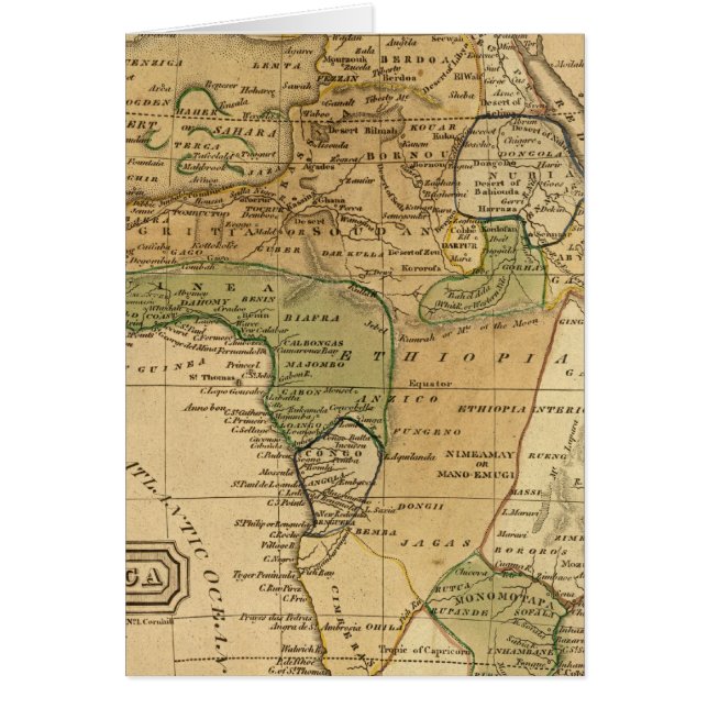 Africa  Map by Worcester (Front)