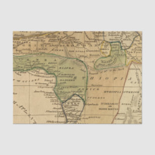 Africa  Map by Worcester Tissue Paper