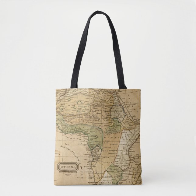 Africa  Map by Worcester Tote Bag (Front)