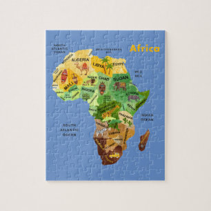 Africa Map Jigsaw Puzzle