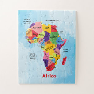 Africa Map Jigsaw Puzzle