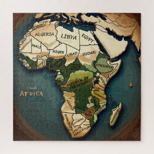 Africa Map Jigsaw Puzzle