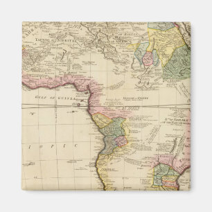 Africa map magnet