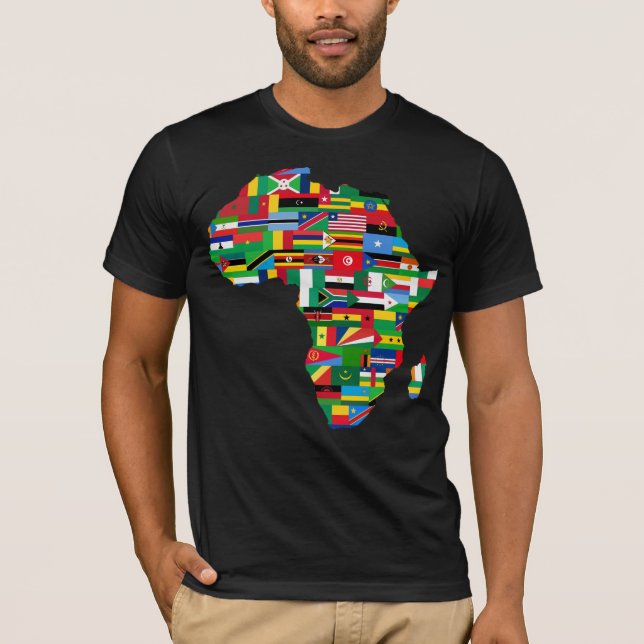 Africa Map T-Shirt (Front)