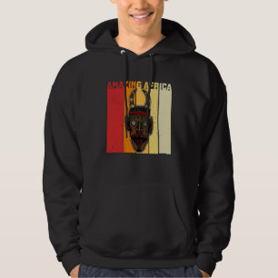 Africa Mask African Afro History Reggae Melanin 1 Hoodie