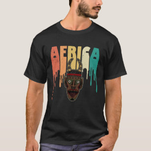 Africa Mask African Afro History Reggae Melanin 1 T-Shirt
