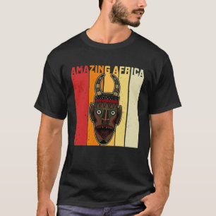 Africa Mask African Afro History Reggae Melanin 1 T-Shirt