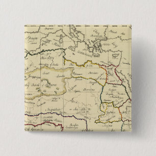 Africa, Mediterranean 15 Cm Square Badge