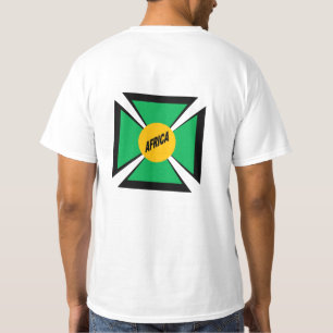 AFRICA Men's White Back T-shirt