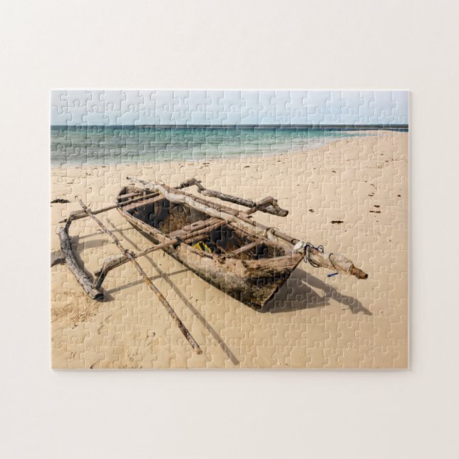 Africa, Mozambique, Mogundula Island Jigsaw Puzzle (Horizontal)