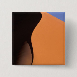 Africa, Namibia, Evening light on dunes, 15 Cm Square Badge
