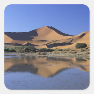 Africa, Namibia, Namib National Park, Sossusvlei 2 Square Sticker