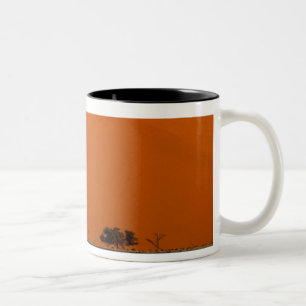 Africa, Namibia, Namib NP, Sossusvlei, Sand Two-Tone Coffee Mug