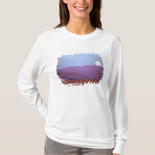 Africa, Namibia, Sossusvlei. A full moon rests T-Shirt