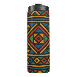 Africa Ndebele ColorfStainless Steel Water Bottle