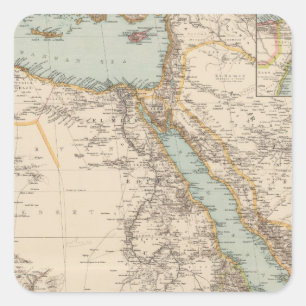 Africa NE Square Sticker