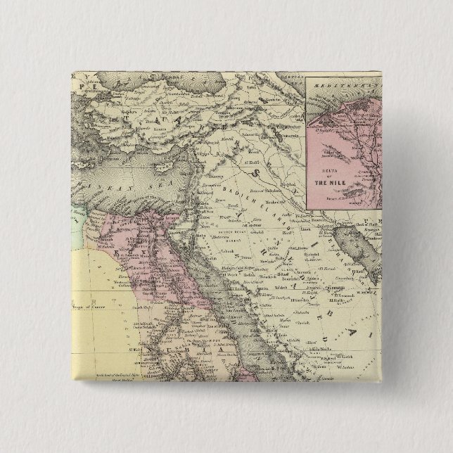 Africa North Eastern Sheet 15 Cm Square Badge (Front)