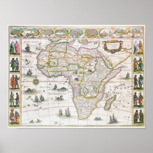 Africa Nova, c.1617 Poster