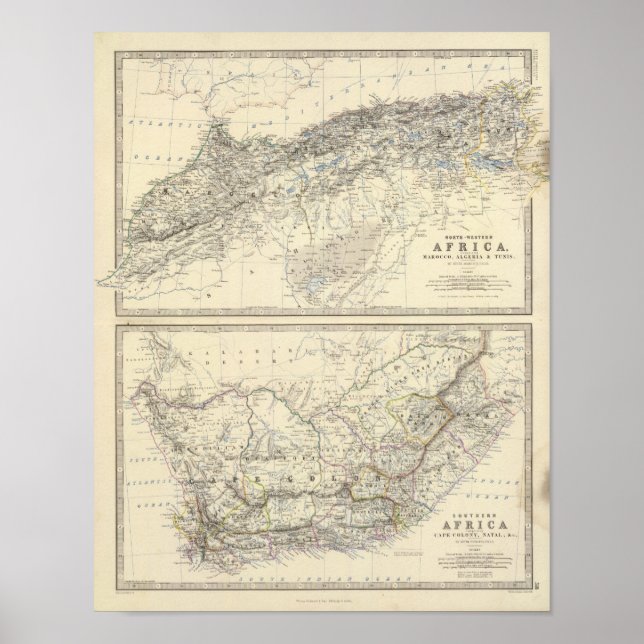 Africa, NW, S Poster (Front)