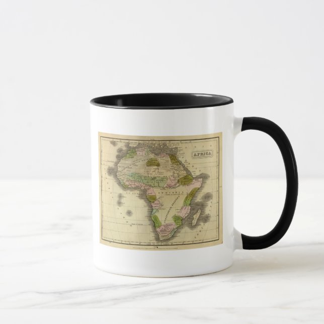 Africa Olney Map Mug (Right)